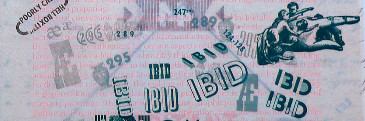 Type@Cooper - The Typographical Genius of Walter Hamady & The Perishable Press